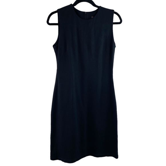 J. Mclaughlin Devon Sheath Catalina Cloth Black Dress Size S - Picture 1 of 6